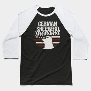 German Shepherd Grandma Baseball T-Shirt